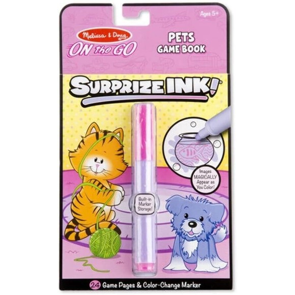 Melissa & Doug On the Go Surprize Ink! Activity Book - Pets (24 Pages) 3 Pack - Picture 2 of 5